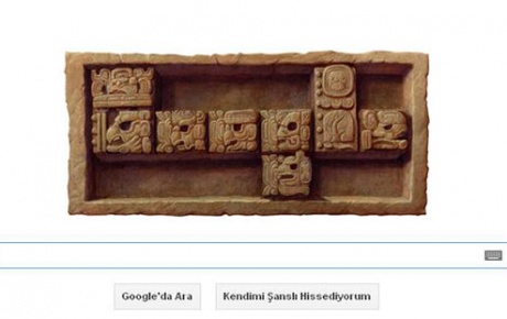 Googledan 21 Aralık 2012 doodleı