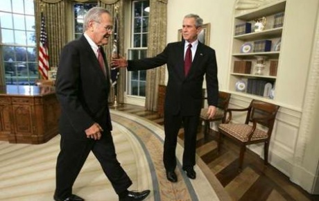 Rumsfeld şimdi yandı