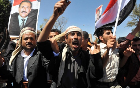 Yemende gösteriye müdahale