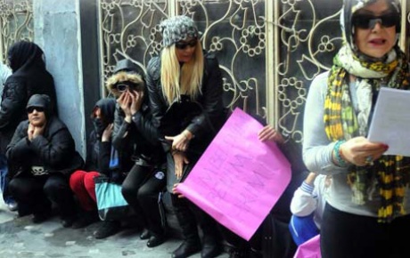Karaköyde genelevde çalışan kadınlar isyan etti