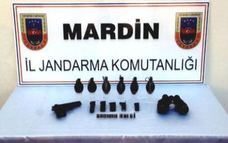 Mardinde 6 el bombası ele geçti
