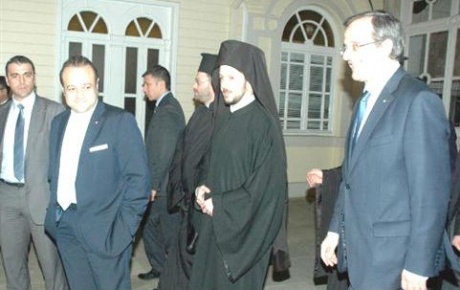 Yunanistan Başbakanı Samaras Patrikhaneyi ziyaret etti