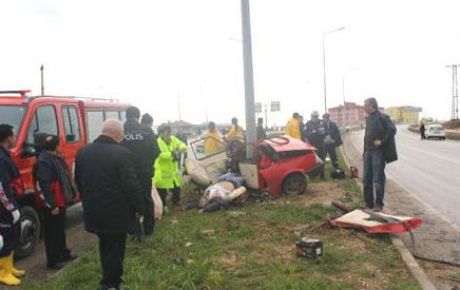 Kırklarelinde trafik kazası: 1 ölü
