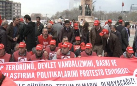 DİSK operasyonları protesto etti