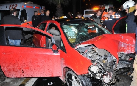 İzmirde kaza: 4 yaralı