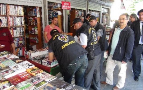Ankarada korsan kitap operasyonu